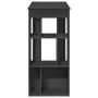 Bar-Tisch mit Regalen aus schwarzem Ingenieurholz 102x50x103,5 cm. von , Küchen- und Esstische - Ref: Foro24-854356, Preis: 9...