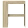 Hoher Bartisch mit Eichenholzregalen Sonoma 90x40x103,5 cm. von , Küchen- und Esstische - Ref: Foro24-854375, Preis: 75,18 €,...