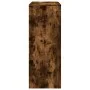 Mesa alta bar con estantes roble ahumado 90x40x103,5 cm de , Mesas de cocina y de comedor - Ref: Foro24-854377, Precio: 75,18...