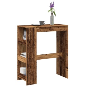 Hohes Regal mit verwittertem Holz und Regalen 90x40x103,5 cm. von , Küchen- und Esstische - Ref: Foro24-854380, Preis: 76,50 ...