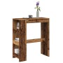Hohes Regal mit verwittertem Holz und Regalen 90x40x103,5 cm. von , Küchen- und Esstische - Ref: Foro24-854380, Preis: 76,50 ...