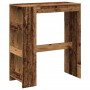 Hohes Regal mit verwittertem Holz und Regalen 90x40x103,5 cm. von , Küchen- und Esstische - Ref: Foro24-854380, Preis: 76,50 ...