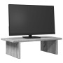 Soporte de pantalla madera ingeniería gris Sonoma 50x27x15 cm by , Computer bases and risers - Ref: Foro24-854702, Price: 17,...