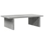 Bildschirmständer aus grauem Beton-Holz-Ingenieurwesen, 50x27x15 cm. von , Computersockel und -erhöhungen - Ref: Foro24-85470...