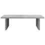 Soporte de pantalla madera ingeniería gris hormigón 50x27x15 cm by , Computer bases and risers - Ref: Foro24-854700, Price: 2...