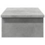 Bildschirmständer aus grauem Beton-Holz-Ingenieurwesen, 50x27x15 cm. von , Computersockel und -erhöhungen - Ref: Foro24-85470...