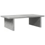 Soporte de pantalla madera ingeniería gris hormigón 50x27x15 cm by , Computer bases and risers - Ref: Foro24-854700, Price: 2...