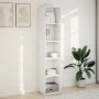 Estantería librería madera de ingeniería blanco 40x30x189 cm by , Bookcases and shelves - Ref: Foro24-857885, Price: 62,13 €,...