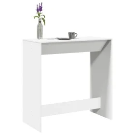 Hoher Barhockertisch aus weißem Ingenieurholz 102x50x103,5 cm. von , Küchen- und Esstische - Ref: Foro24-854427, Preis: 77,82...