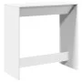Mesa alta de bar madera ingeniería blanca 102x50x103,5 cm by , Kitchen and dining tables - Ref: Foro24-854427, Price: 77,69 €...