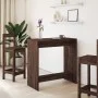 Mesa alta de bar madera ingeniería marrón roble 102x50x103,5 cm by , Kitchen and dining tables - Ref: Foro24-854433, Price: 8...