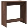 Mesa alta de bar madera ingeniería marrón roble 102x50x103,5 cm by , Kitchen and dining tables - Ref: Foro24-854433, Price: 8...