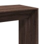 Hoher Barhockertisch aus braunem Eichen-Ingenieurholz, 102x50x103,5 cm. von , Küchen- und Esstische - Ref: Foro24-854433, Pre...