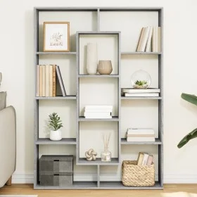 Estantería madera de ingeniería gris Sonoma 102x29x143 cm by , Bookcases and shelves - Ref: Foro24-3310303, Price: 89,67 €, D...