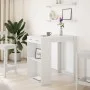 Hoher Barhockertisch aus weißem Ingenieurholz 102x70x103,5 cm von , Küchen- und Esstische - Ref: Foro24-3309321, Preis: 107,7...