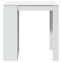 Hoher Barhockertisch aus weißem Ingenieurholz 102x70x103,5 cm von , Küchen- und Esstische - Ref: Foro24-3309321, Preis: 108,5...