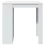 Mesa alta de bar madera ingeniería blanca 102x70x103,5 cm de , Mesas de cocina y de comedor - Ref: Foro24-3309321, Precio: 10...