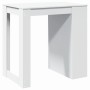 Hoher Barhockertisch aus weißem Ingenieurholz 102x70x103,5 cm von , Küchen- und Esstische - Ref: Foro24-3309321, Preis: 108,5...