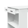 Hoher Barhockertisch aus weißem Ingenieurholz 102x70x103,5 cm von , Küchen- und Esstische - Ref: Foro24-3309321, Preis: 108,5...