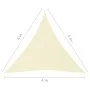 Triangular sail awning Oxford fabric cream color 4x4x4 m by vidaXL, Umbrellas - Ref: Foro24-135231, Price: 32,33 €, Discount: %