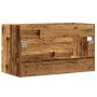 Mueble de lavabo madera ingeniería envejecida 90x38,5x45 cm by , Bathroom furniture - Ref: Foro24-856249, Price: 61,59 €, Dis...