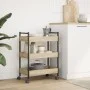 Carrito de cocina madera de ingeniería roble Sonoma 50x30x70 cm by , Kitchen and dining carts - Ref: Foro24-858314, Price: 57...