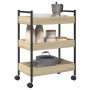 Carrito de cocina madera de ingeniería roble Sonoma 50x30x70 cm by , Kitchen and dining carts - Ref: Foro24-858314, Price: 51...