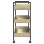Carrito de cocina madera de ingeniería roble Sonoma 50x30x70 cm by , Kitchen and dining carts - Ref: Foro24-858314, Price: 51...
