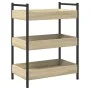 Carrito de cocina madera de ingeniería roble Sonoma 50x30x70 cm by , Kitchen and dining carts - Ref: Foro24-858314, Price: 57...