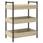 Carrito de cocina madera de ingeniería roble Sonoma 50x30x70 cm by , Kitchen and dining carts - Ref: Foro24-858314, Price: 51...