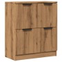 Aparador de madera de ingeniería roble artisan 60x30x70 cm by , Sideboards - Ref: Foro24-856841, Price: 72,64 €, Discount: %