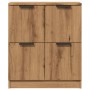 Aparador de madera de ingeniería roble artisan 60x30x70 cm by , Sideboards - Ref: Foro24-856841, Price: 72,64 €, Discount: %