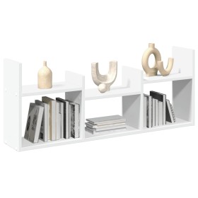Wandschrank aus weißem Ingenieurholz 100x18x40 cm von , Regale und Regale - Ref: Foro24-854796, Preis: 32,27 €, Rabatt: %