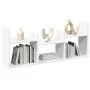 Armario de pared madera de ingeniería blanco 100x18x40 cm by , Shelves and shelves - Ref: Foro24-854796, Price: 31,75 €, Disc...