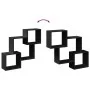 Armario de pared madera de ingeniería negro 78x18x71 cm de , Estantes y estanterías - Ref: Foro24-854806, Precio: 28,68 €, De...