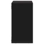 Wandschrank aus schwarzem Ingenieurholz 60x16x30 cm von , Regale und Regale - Ref: Foro24-854878, Preis: 23,07 €, Rabatt: %