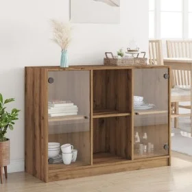 Ingenieurholz-Sideboard Eiche Artiasian 102x37x75,5 cm von , Sideboards - Ref: Foro24-3318725, Preis: 131,56 €, Rabatt: %