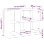 Ingenieurholz-Sideboard Eiche Artiasian 102x37x75,5 cm von , Sideboards - Ref: Foro24-3318725, Preis: 131,55 €, Rabatt: %