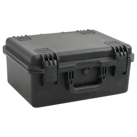 Schwarzer PP-Flugkoffer 49x38x23 cm von , Kamerataschen und -koffer - Ref: Foro24-4007249, Preis: 90,04 €, Rabatt: %
