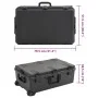 Schwarzer PP-Flugkoffer 79,5x51,5x30,5 cm von , Kamerataschen und -koffer - Ref: Foro24-4007254, Preis: 326,11 €, Rabatt: %