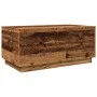Mesa de centro con luces LED madera envejecida 90x50x40 cm by , Coffee table - Ref: Foro24-857722, Price: 85,28 €, Discount: %