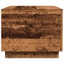 Mesa de centro con luces LED madera envejecida 90x50x40 cm by , Coffee table - Ref: Foro24-857722, Price: 87,20 €, Discount: %