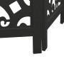 Biombo separador de 3 paneles madera maciza Paulownia negro by , Room dividers - Ref: Foro24-358751, Price: 98,24 €, Discount: %