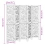 Biombo separador de 5 paneles madera maciza Paulownia negro by , Room dividers - Ref: Foro24-358758, Price: 140,70 €, Discoun...