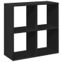 Librería divisora madera de ingeniería negra 69,5x29x69,5 cm by , Bookcases and shelves - Ref: Foro24-858004, Price: 45,53 €,...
