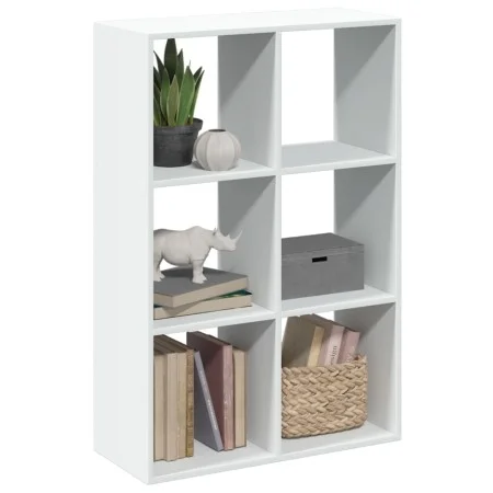 Librería divisora madera ingeniería blanco 69,5x29x103,5 cm by , Bookcases and shelves - Ref: Foro24-858012, Price: 55,35 €, ...