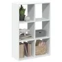 Librería divisora madera ingeniería blanco 69,5x29x103,5 cm by , Bookcases and shelves - Ref: Foro24-858012, Price: 55,35 €, ...