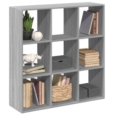 Librería divisor madera ingeniería gris Sonoma 102x29x103,5 cm by , Bookcases and shelves - Ref: Foro24-858044, Price: 77,20 ...