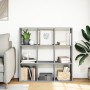 Librería divisor madera ingeniería gris Sonoma 102x29x103,5 cm de , Librerías y estanterías - Ref: Foro24-858044, Precio: 78,...