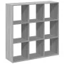 Librería divisor madera ingeniería gris Sonoma 102x29x103,5 cm by , Bookcases and shelves - Ref: Foro24-858044, Price: 77,20 ...